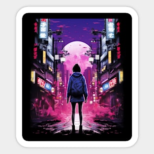 Japanese Aesthetic Tokyo Vaporwave Japan Lofi Fashion Sticker